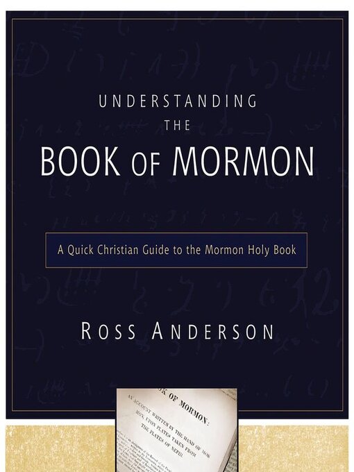 Title details for Understanding the Book of Mormon by Ross Anderson - Available